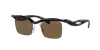Prada Man Sunglasses Pr A15s In Dark Brown