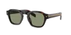 Prada Logo-engraved Sunglasses In Green