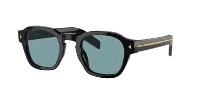 Prada Man Sunglass Pr A16s In Polarized Green