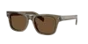 Prada Man Sunglass Pr A17s In Dark Brown