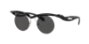 Prada Eyewear Round Frame Sunglasses In Black