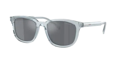 Prada Womens Pr A21s Square-frame Acetate Sunglasses Blue In Burgundy