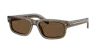 Prada Man Sunglass Pr B11s In Dark Brown