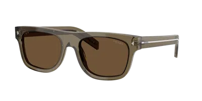 Prada Man Sunglass Pr B12sf In Brown