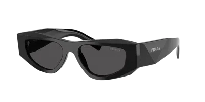 Prada Man Sunglass Pr B19s In Black