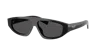 Prada 57mm Irregular Sunglasses In Gray