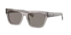 Prada 54mm Rectangular Sunglasses In Gray
