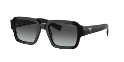 Prada Man Sunglasses Pr 02zs In Graphite Sfumato Cristallo
