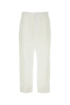 Prada Cotton Bermudas In White