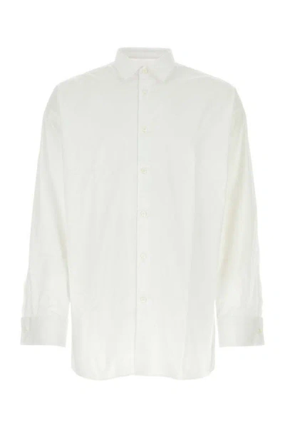 Prada White Poplin Shirt