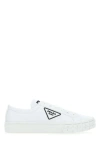 Prada Side Logo-print Sneakers In White
