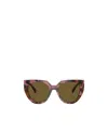 Prada Marbled Cat-eye Sunglasses In Green