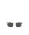 Prada Marbled Square-frame Sunglasses In Black