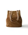 Prada Re-nylon Mariner Bucket Bag With Braided Handles
