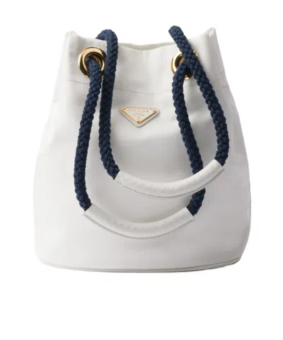 PRADA PRADA MARINER RE-NYLON SMALL BUCKET BAG
