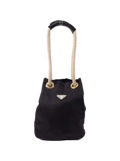 Pre-owned Prada Mariner Shoulder Bag In Black