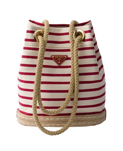 PRADA MARINER SMALL FABRIC BUCKET BAG