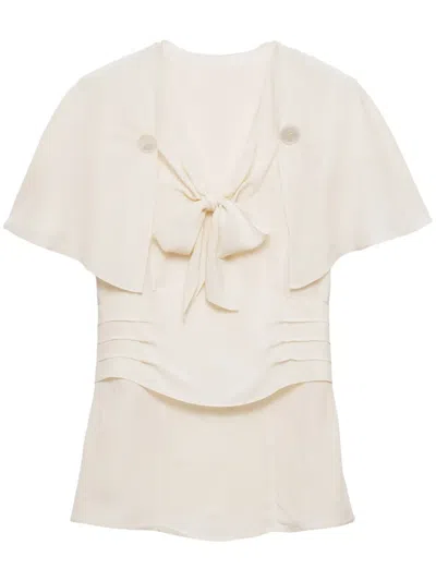 PRADA MAROCAIN BLOUSE
