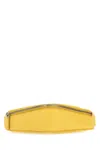 Prada Yellow Leather Belt Bag In Yellow