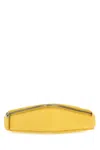 Prada Yellow Leather Belt Bag In Yellow