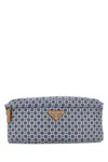 Prada Printed Re-nylon Belt Bag In Blue