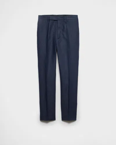 Prada Tailored Linen Pants