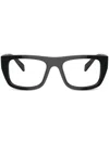 Prada 0pr D07vu Oversized Square Acetate Eyeglasses In Black