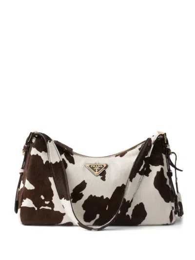 PRADA MEDIUM AIMÈE PRINTED SHOULDER BAG