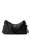 Prada Aimée Medium Shoulder Bag In Black