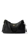 Prada Aimée Medium Shoulder Bag In Black
