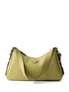Prada Medium Aimee Shoulder Bag In Green