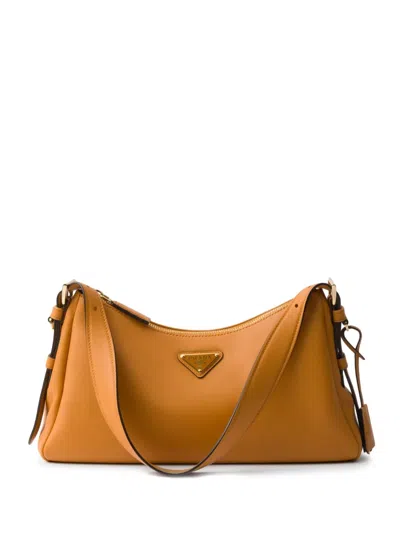 Prada Medium Aimée Shoulder Bag In Orange
