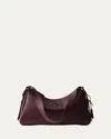 Prada Medium Aimee Zip Leather Shoulder Bag