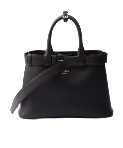 PRADA PRADA OPEN-TOP MEDIUM HANDBAG