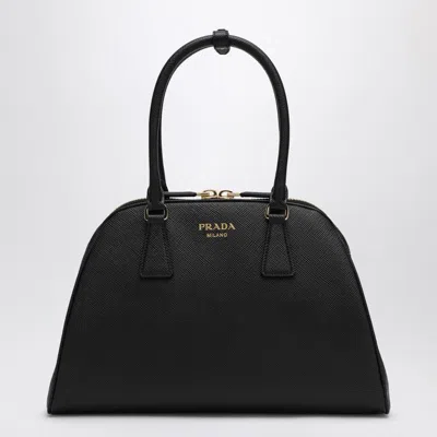 Prada Medium Black Bag In Saffiano Women