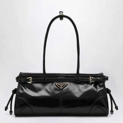 Prada Medium Black Leather Bonnie Handbag
