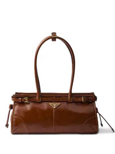 Prada Medium Bonnie Leather Tote Bag