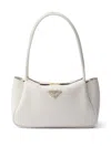 Prada Darling Medium Leather Shoulder Bag In White
