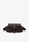 Prada Medium Explore Nappa Leather Shoulder Bag In Brown