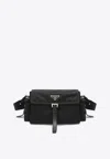 Prada Medium Explore Nylon Crossbody Bag In Black