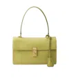 Prada Soft Sound Medium Leather Shoulder Bag In Pistachio Green