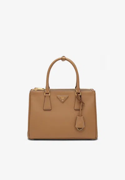 PRADA MEDIUM GALLERIA SAFFIANO LEATHER TOP HANDLE BAG