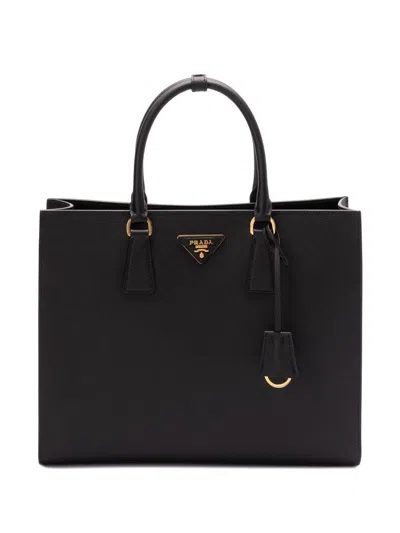 Prada Medium Galleria Tote Bag In Black