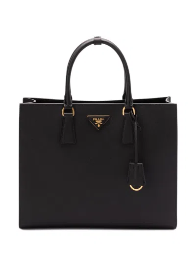 Prada Medium Galleria Tote Bag In Black