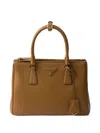 Prada Medium Galleria Tote Bag In Brown