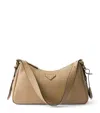 Prada Medium Leather Aimée Shoulder Bag In Neutral