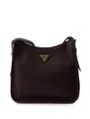 Prada Medium Leather Bag In Brown