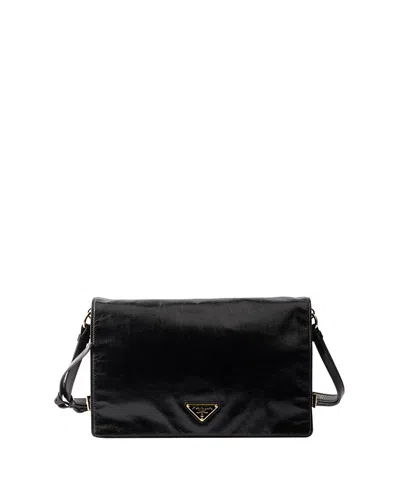 PRADA MEDIUM LEATHER SHOULDER BAG