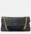 Prada Medium Leather Shoulder Bag In Black