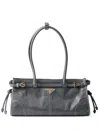 Prada Mittelgrosse Schultertasche In Blau